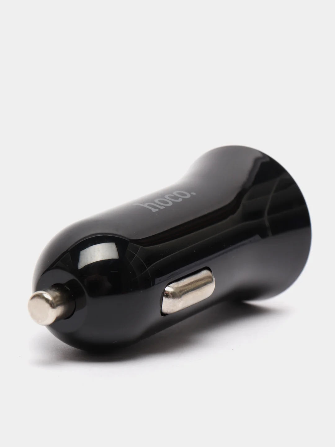 Черный автомобильное зарядное устройство HOCO UC204, 2 x USB, до 2.4A