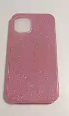 Розовый чехол блестящий iPhone 12 Mini