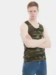 Лесной зеленый майка мужская, камуфляж