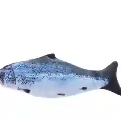 Ледяной игрушка мягкая для кошек Рыбка, 18-20 см