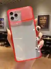 Тёмно-розовый чехол с защитой камеры для iPhone 12/12 PRO