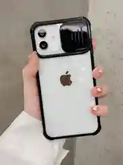 Черный чехол с защитой камеры для iPhone 12/12 PRO