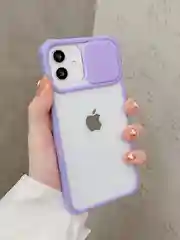 Лавандовый чехол с защитой камеры для iPhone   12 PRO MAX