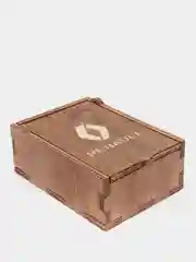 Подарочный набор автомобилисту, обложка, брелок и ключница Renault, черный