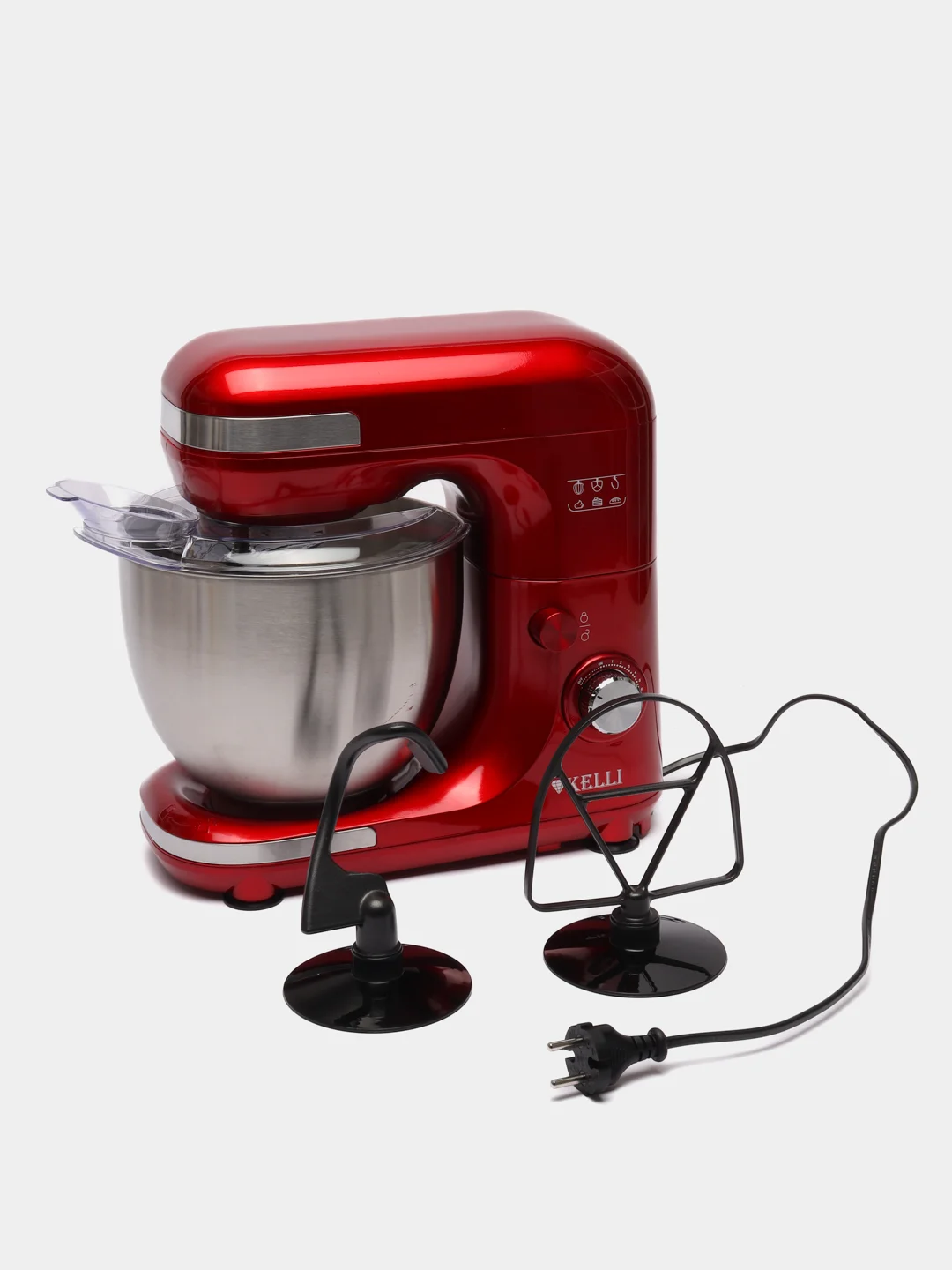 Миксер планетарный Kelli KL-5120, красный
