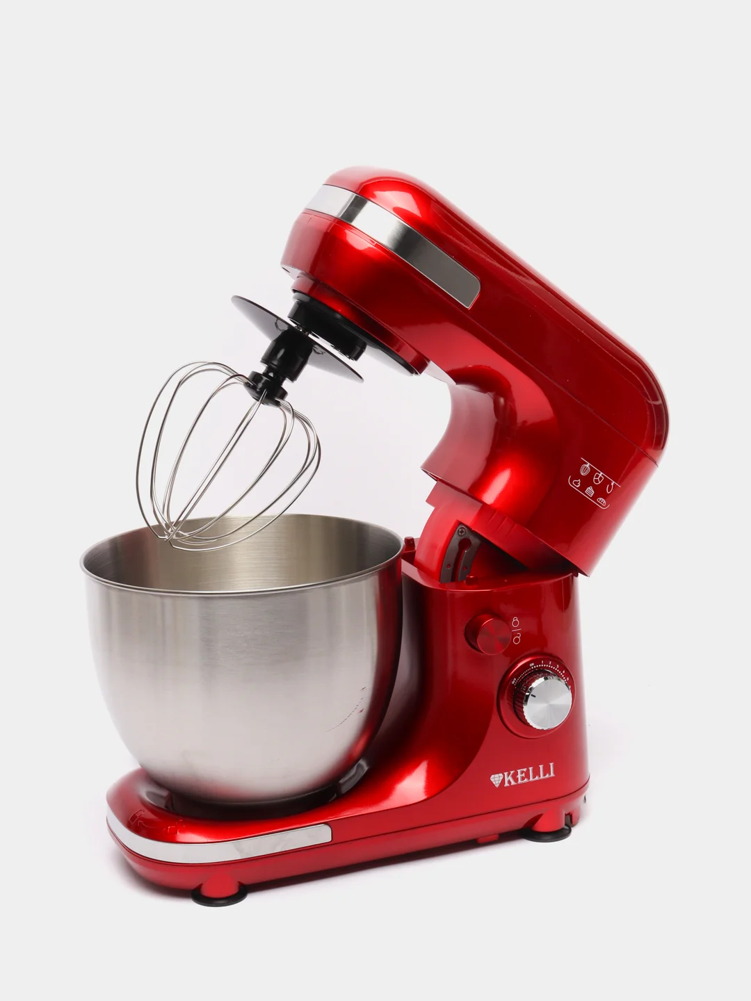 Миксер планетарный Kelli KL-5120, красный