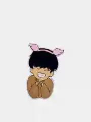 Черный значок на одежду "BTS", пин на булавке деревянный, на сумку, на шоппер