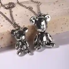Подвеска мишка с цепочкой