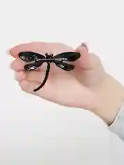 Синий брошь "Стрекоза"