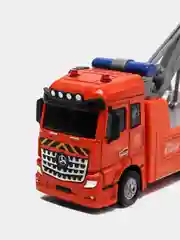 Дорожная техника Funky Toys, инерционный механизм, свет, звук, оранжевый, 1:43 FT61085
