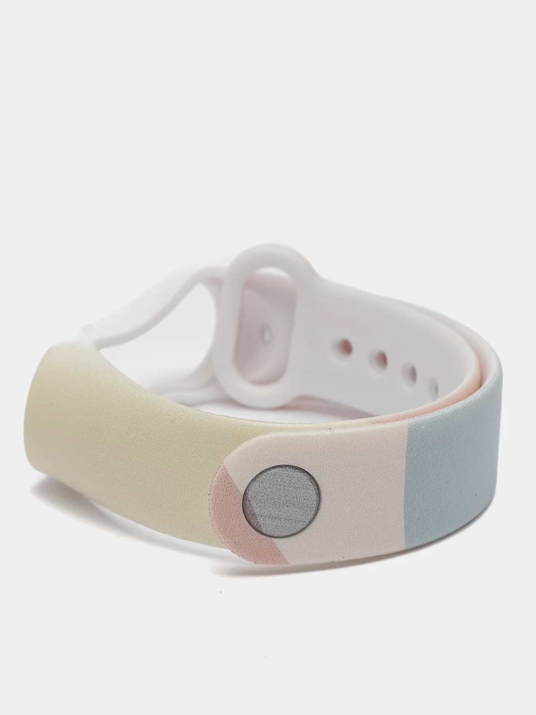 Светло-жёлтый ремешок с рисунком для Xiaomi Mi Band