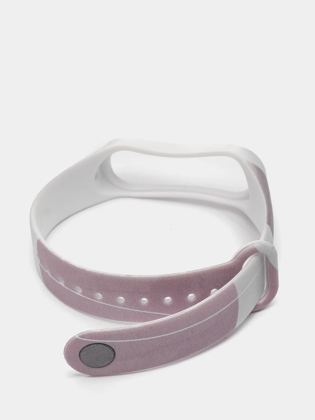 Сиреневый ремешок с рисунком для Xiaomi Mi Band