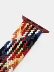Бронзовый плетеный нейлоновый ремешок / монобраслет для Apple Watch 38, 40, 42, 44 мм