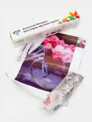 Фуксия алмазная мозаика 28 х 38 см, без подрамника, Сложность - 4