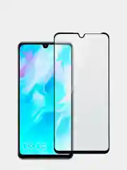 Черный huawei P30 Lite / P30 Lite New Edition / Honor 20s, Хуавей П30 Лайт, Защитное стекло