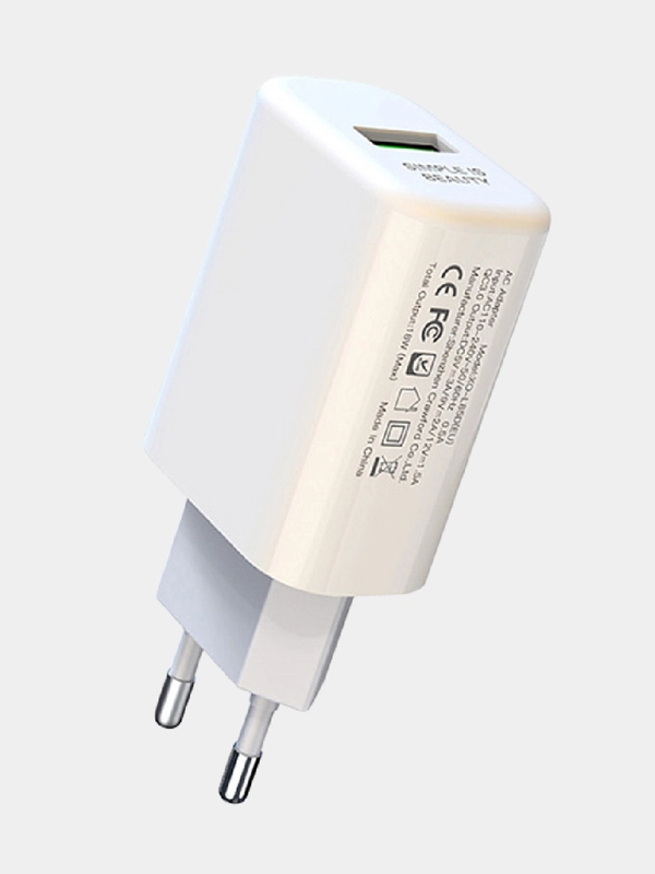 Сетевое зарядное устройство 3А 1USB, 18Вт, QC 3.0 L85