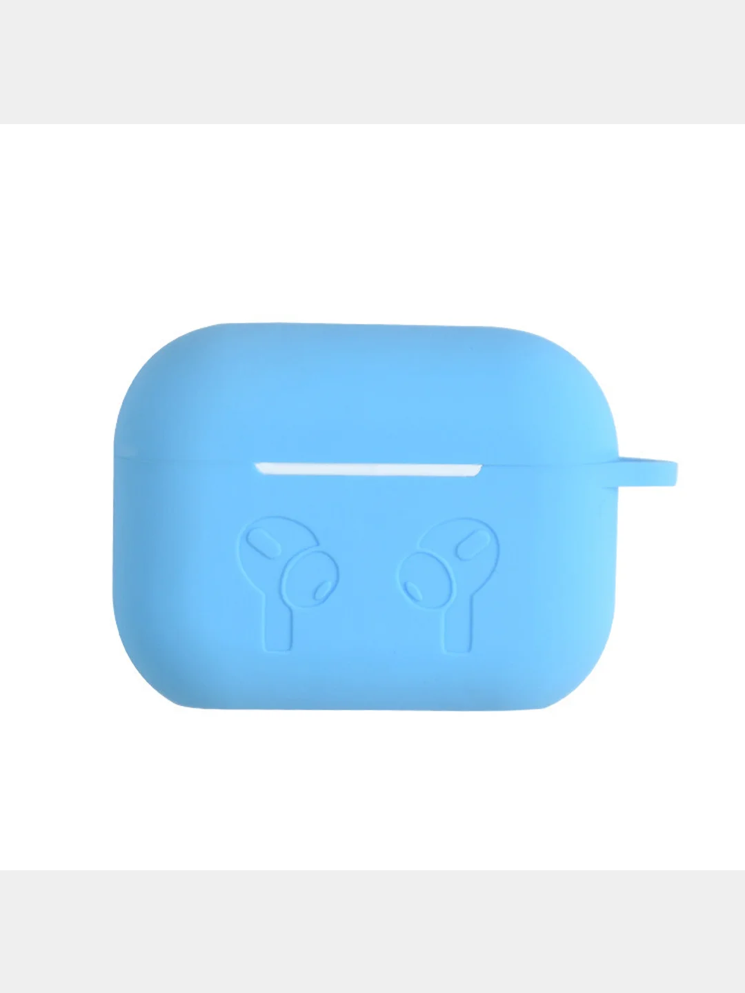 Голубой чехол для Airpods 3, гравировка
