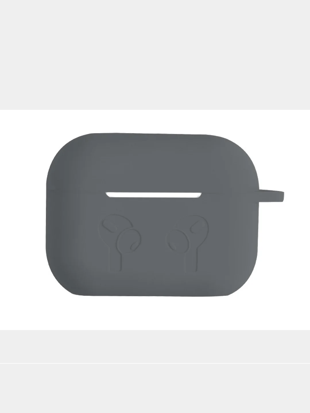 Серый чехол для Airpods 3, гравировка