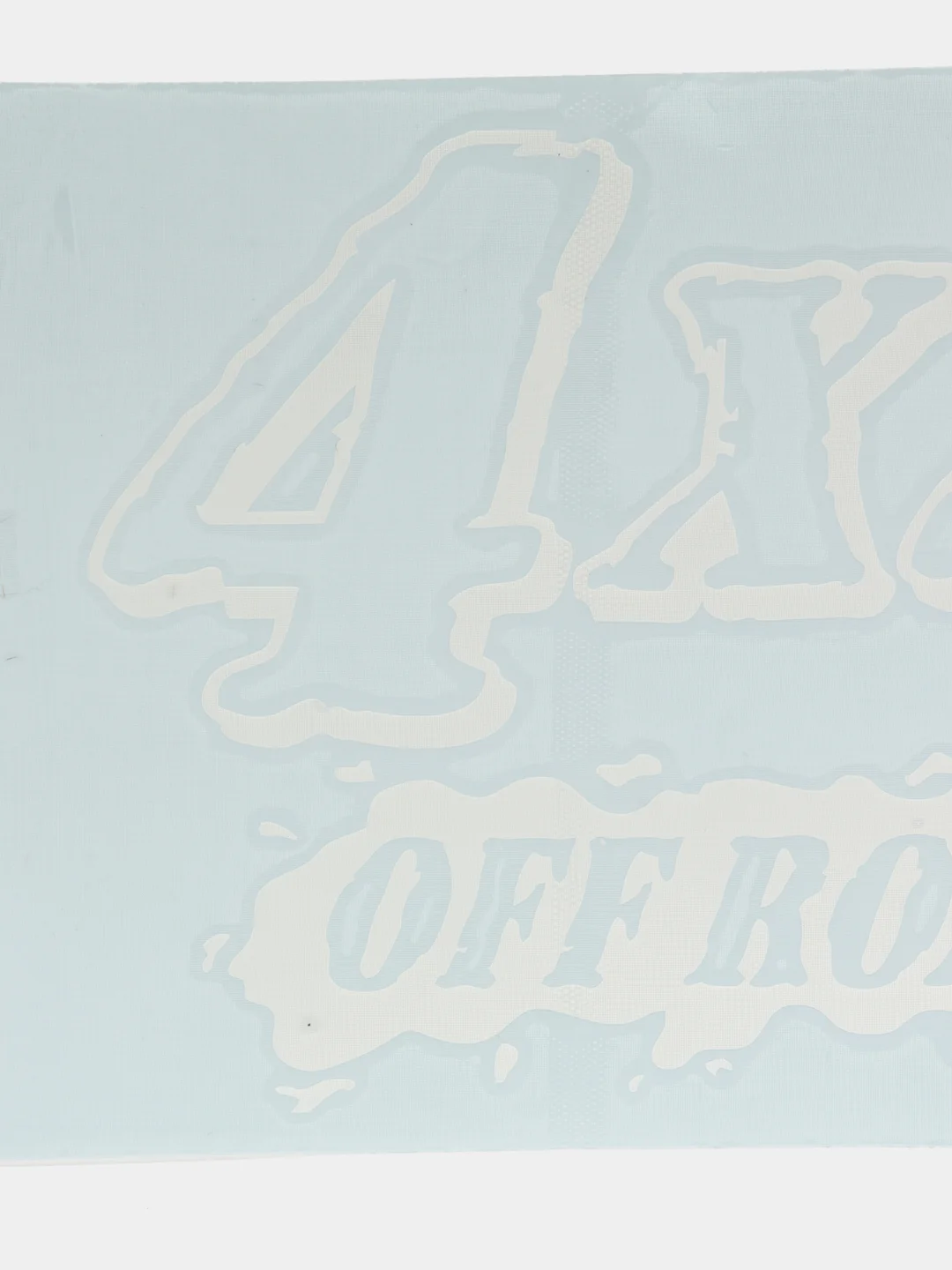 Белый наклейка на автомобиль "4х4 Off Road"
