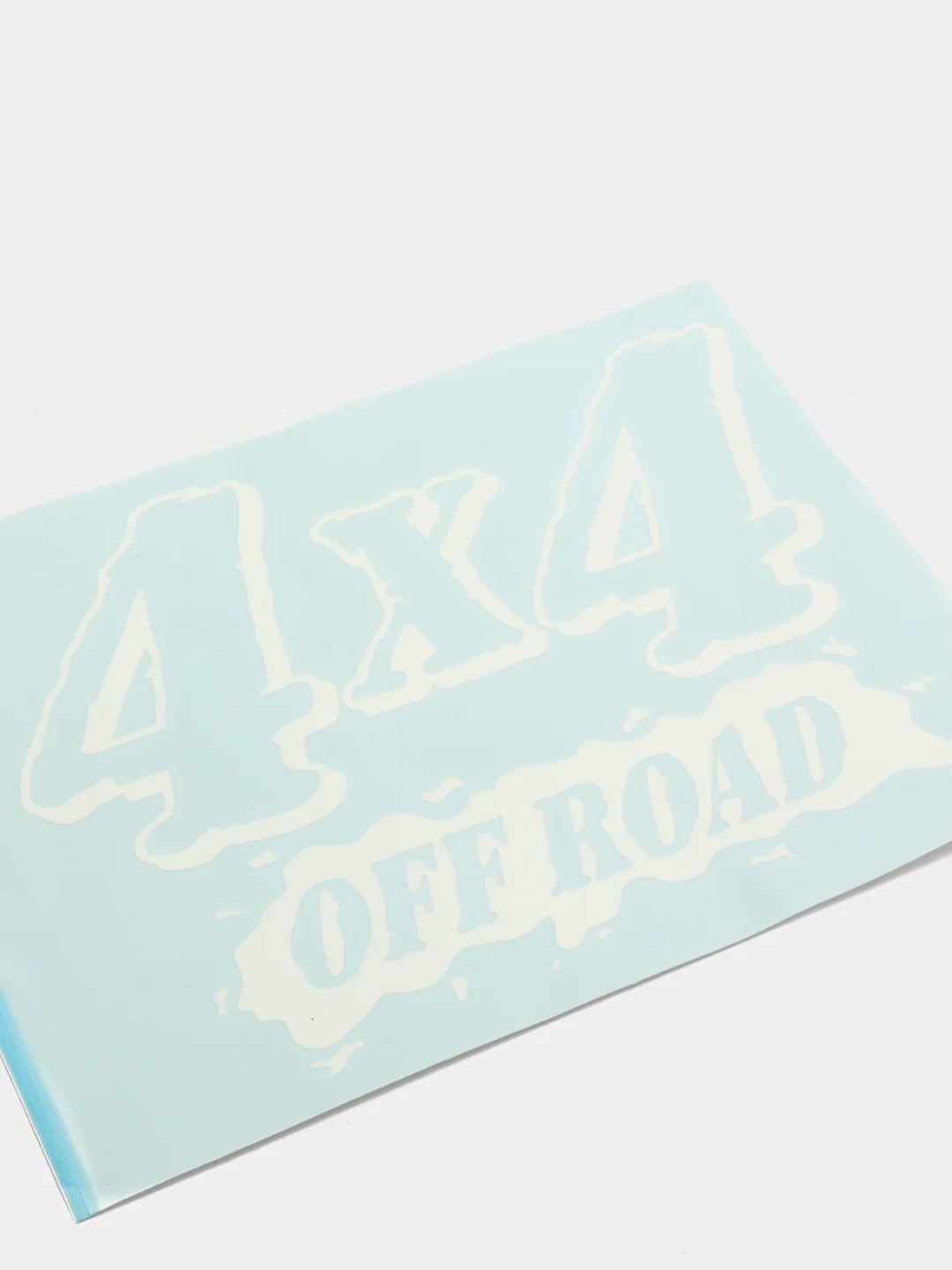 Белый наклейка на автомобиль "4х4 Off Road"
