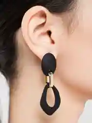 Карамельный серьги цепи / Серьги круглые