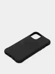 Черный силиконовый матовый чехол для iPhone 7/8, 11, 11Pro, 11Pro Max, 12 Mini, 12 Pro, 12Pro Max
