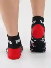 Синий молодежные носки, с принтом
