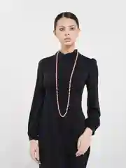Пастельно-коралловый бусы из искусственного жемчуга