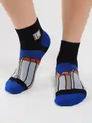 Синий носки с рисунком
