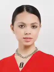 Серебряный двойная цепочка с подвеской "Лезвие" на шею