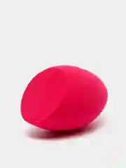 Кораллово-розовый спонж-губка для макияжа "Косой срез"