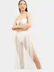 Белый сорочка женская с трусиками