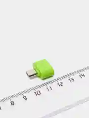 Лайм переходник OTG  USB - MicroUSB