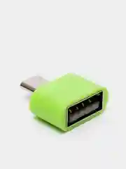 Лайм переходник OTG  USB - MicroUSB