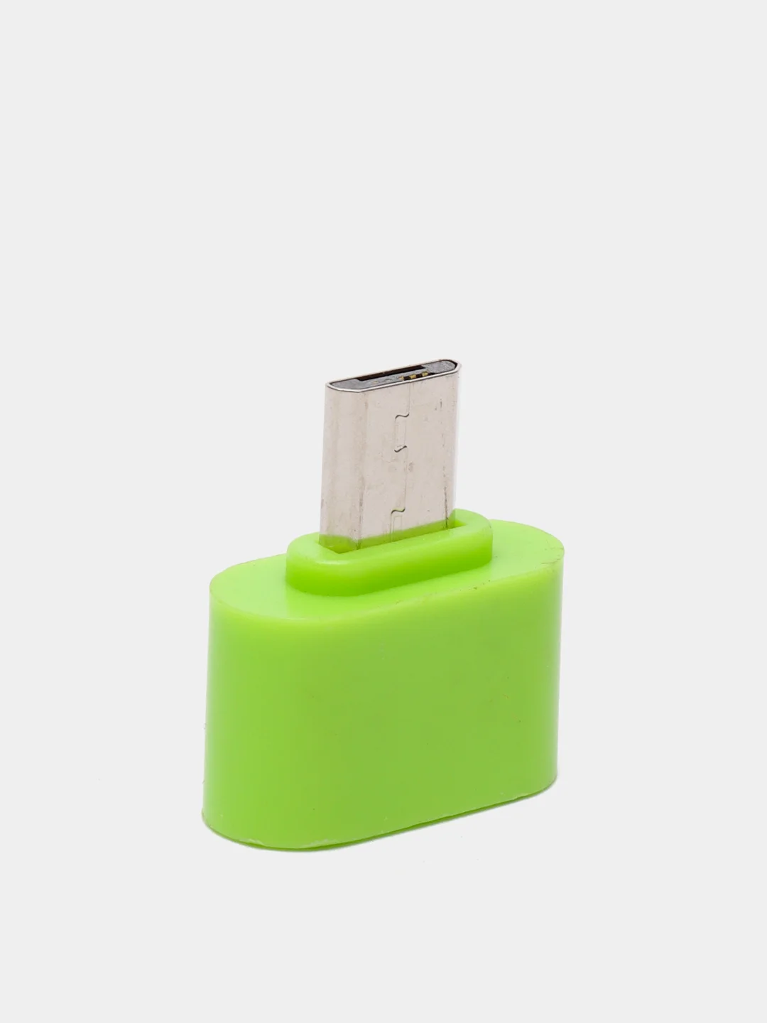 Лайм переходник OTG  USB - MicroUSB