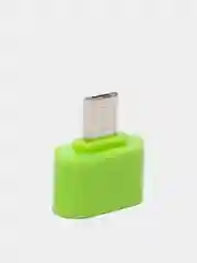 Лайм переходник OTG  USB - MicroUSB