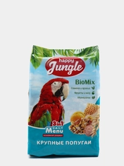 Корм для крупных попугаев HAPPY JUNGLE, 500 г