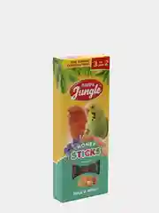 Палочки (лакомство) для птиц HAPPY JUNGLE мед и яйцо, 3 штуки, 90 г