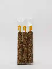 Палочки (лакомство) для птиц HAPPY JUNGLE мед и яйцо, 3 штуки, 90 г