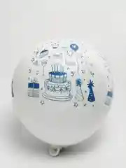 Белый шар для праздника, 12"