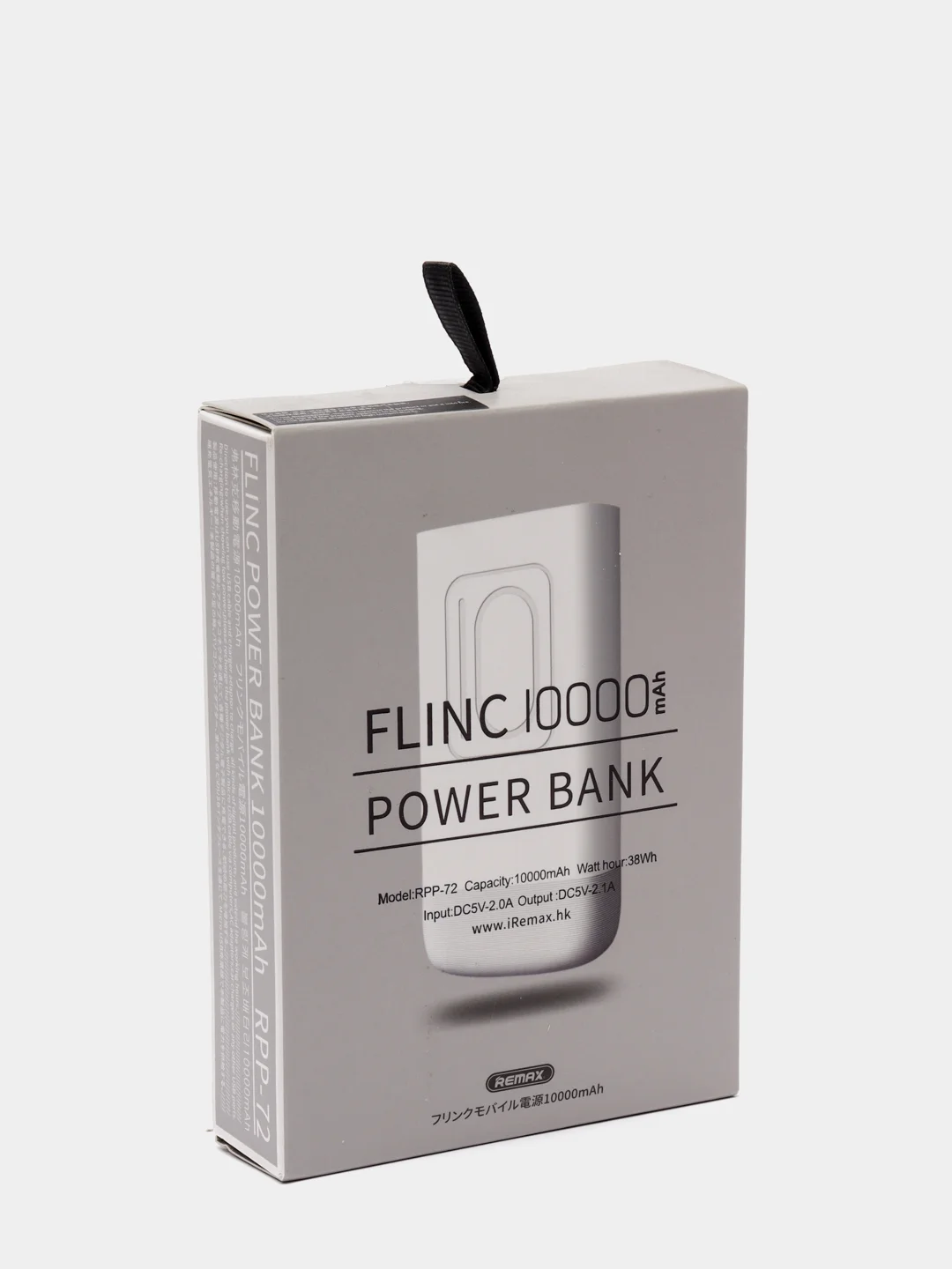 Белый мобильный аккумулятор (PowerBank) REMAX Flinc RPP-72 10000 mAh