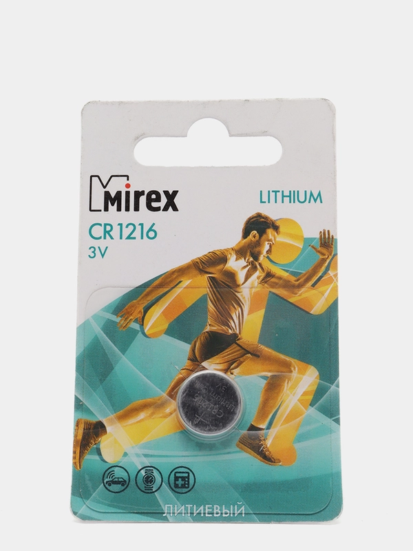 Батарейка литиевая CR 1216 Mirex 3в