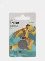 Батарейка литиевая CR 2025 Mirex 3в