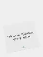 Наклейка "Никто не идеален, кроме меня"