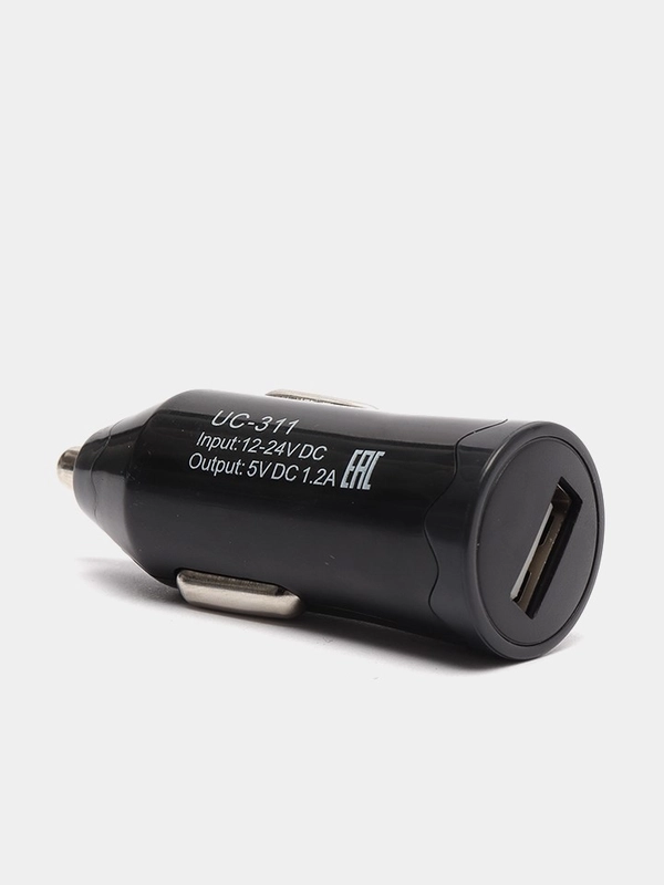 Автомобильное зарядное устройство USB AVS (1,2А) (Black Edition)