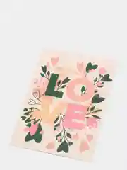 Открытка: "Love розовая" Life Poster