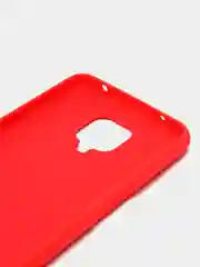 Красный чехол с бархатом внутри и кольцом подставкой Xiaomi Redmi NOTE 9 PRO, Note 9S