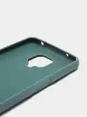 Зеленый чехол с бархатом внутри и кольцом подставкой Xiaomi Redmi NOTE 9 PRO, Note 9S