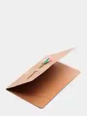 Открытка из крафтовой бумаги с цветком