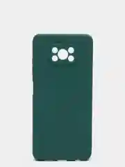 Зеленый чехол Xiaomi POCO X3 /POCO X3 PRO с защитой камеры и бархатом внутри